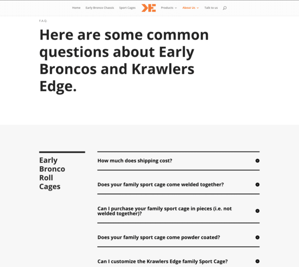 Krawlers Edge FAQ