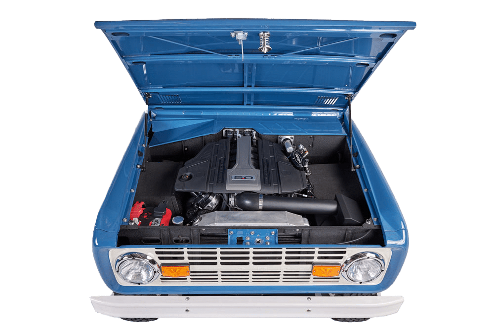 Coyote Engine Upgrade in a Classic Bronco Coyote Parts