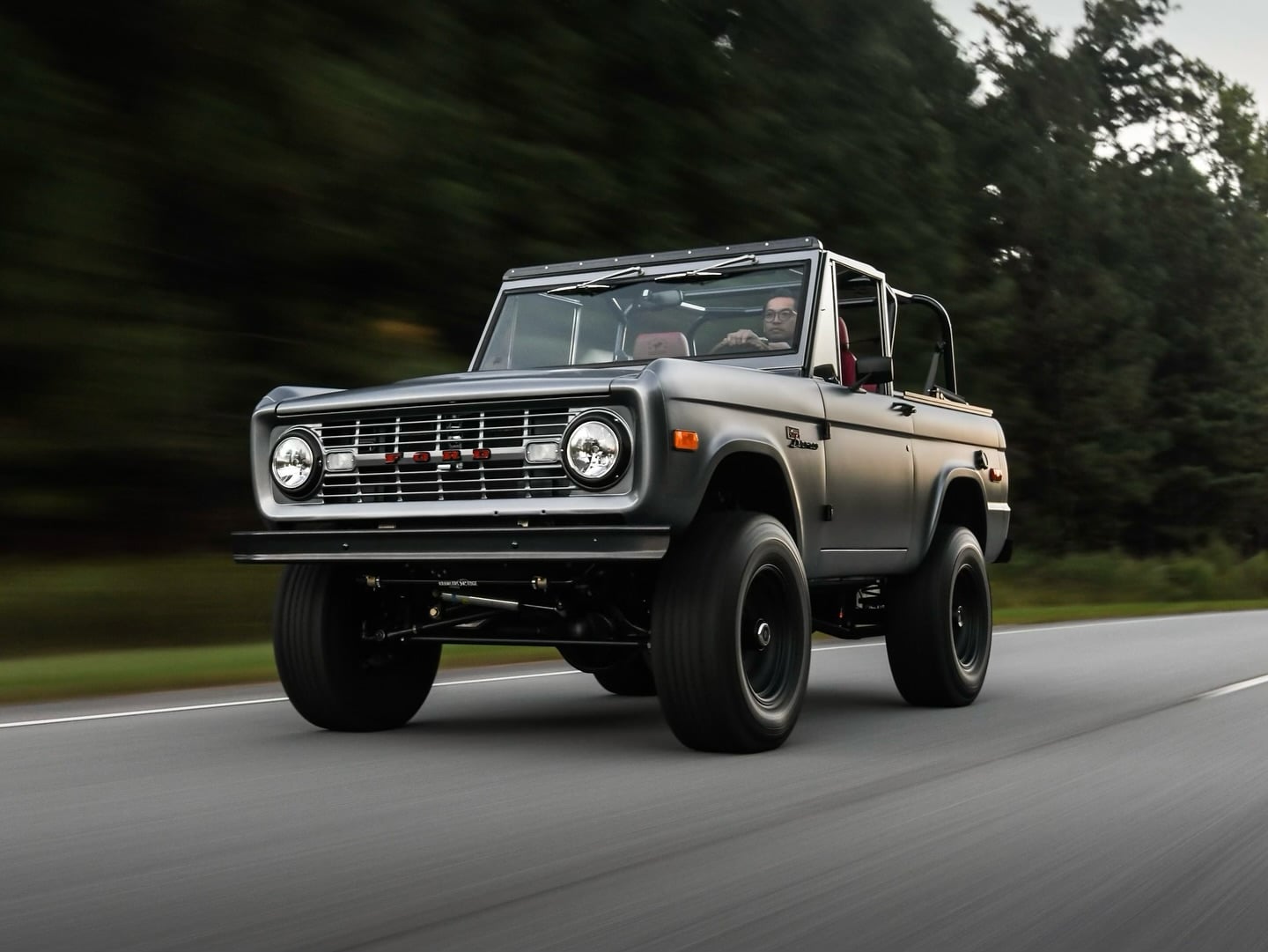 Driving a Vintage Ford Bronco with a Coyote Engine Swap